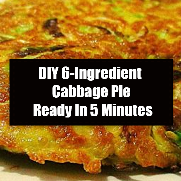 DIY 6-Ingredient Cabbage Pie Ready In 5 Minutes
