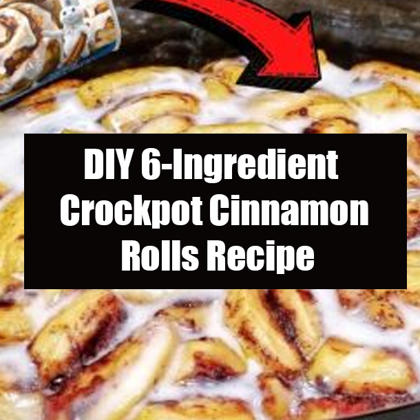 DIY 6-Ingredient Crockpot Cinnamon Rolls Recipe