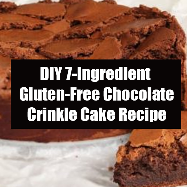 DIY 7-Ingredient Gluten-Free Chocolate Crinkle Cake Recipe