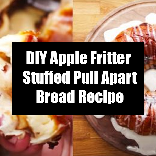 DIY Apple Fritter Stuffed Pull Apart Bread Recipe