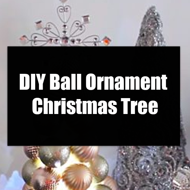 DIY Ball Ornament Christmas Tree