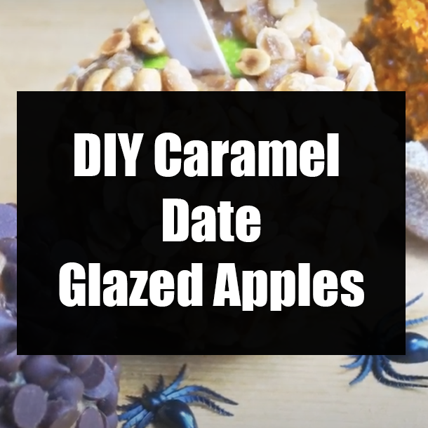 DIY Caramel Date Glazed Apples