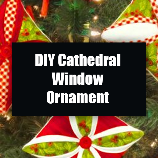 DIY Cathedral Window Ornament