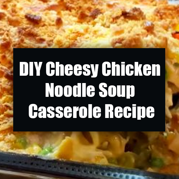 DIY Cheesy Chicken Noodle Soup Casserole Recipe