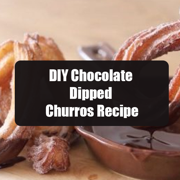 DIY Chocolate Dipped Churros Recipe