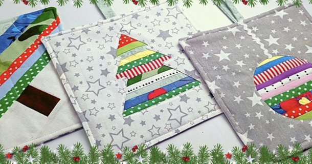 DIY Christmas Pot Holders from Fabric Scraps - picture 2