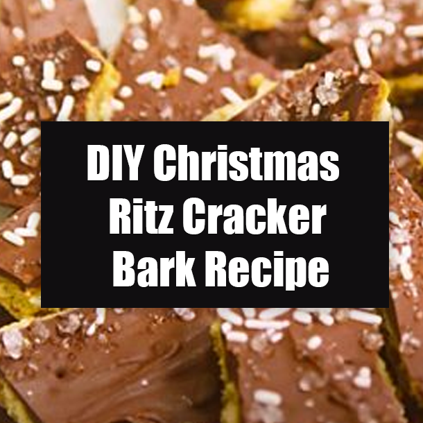 DIY Christmas Ritz Cracker Bark Recipe