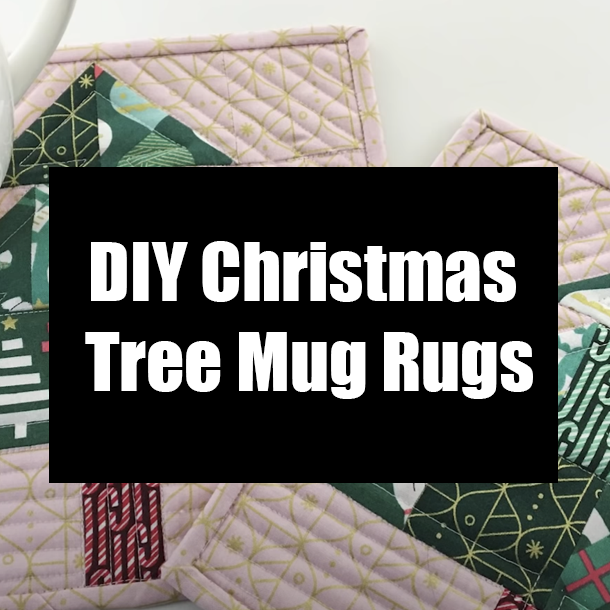 DIY Christmas Tree Mug Rugs