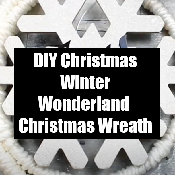 DIY Christmas Winter Wonderland Christmas Wreath