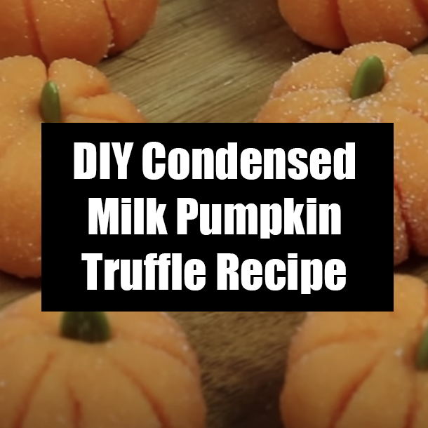 DIY Condensed Milk Pumpkin Truffle Recipe