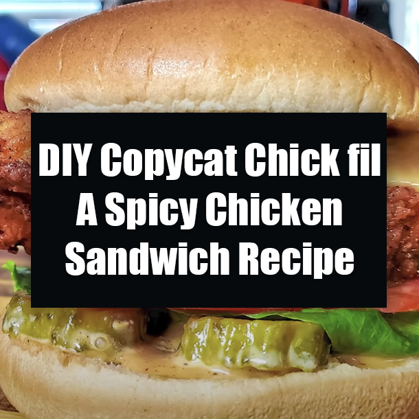 DIY Copycat Chick fil A Spicy Chicken Sandwich Recipe
