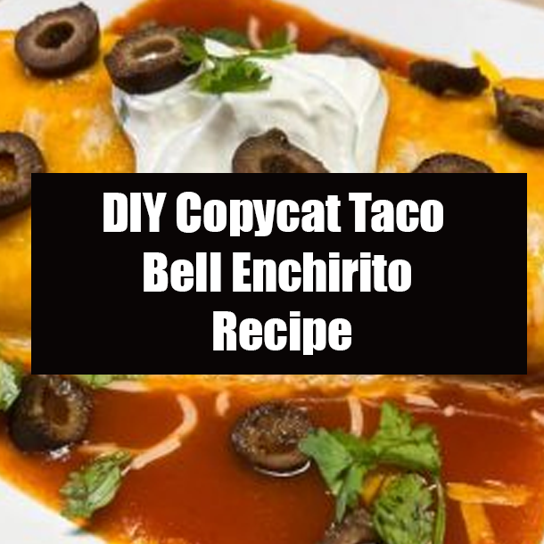 DIY Copycat Taco Bell Enchirito Recipe
