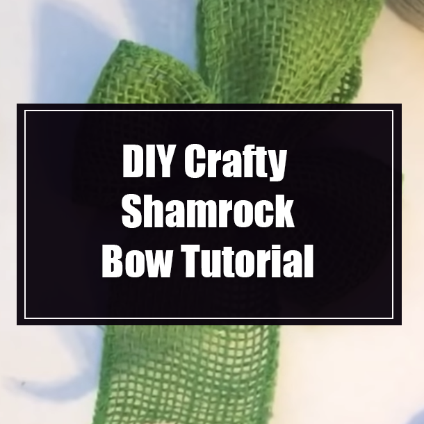 DIY Crafty Shamrock Bow Tutorial