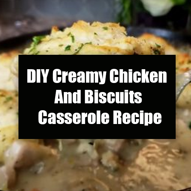 DIY Creamy Chicken And Biscuits Casserole Recipe
