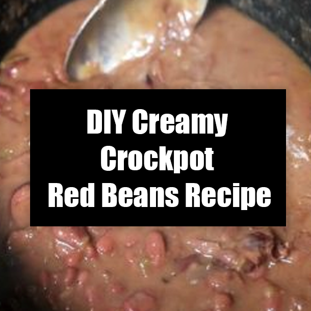 DIY Creamy Crockpot Red Beans Recipe