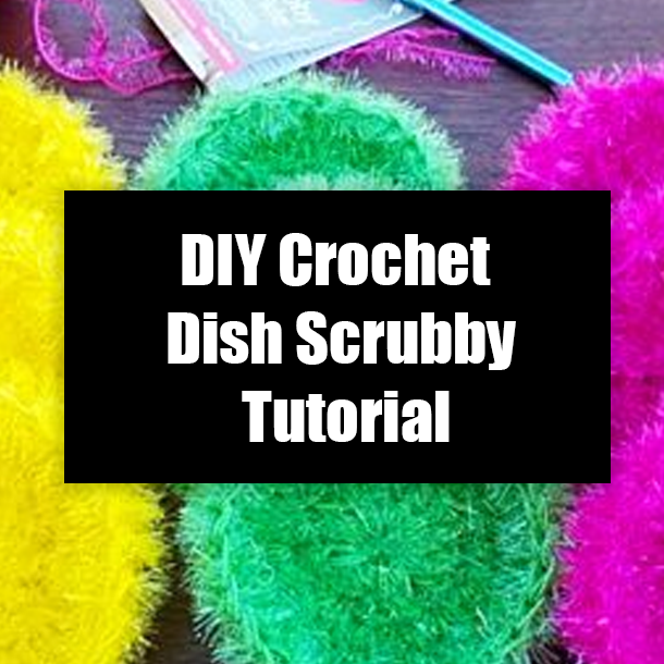 DIY Crochet Dish Scrubby Tutorial