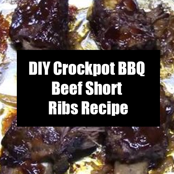 DIY Crockpot BBQ Beef Short Ribs Recipe