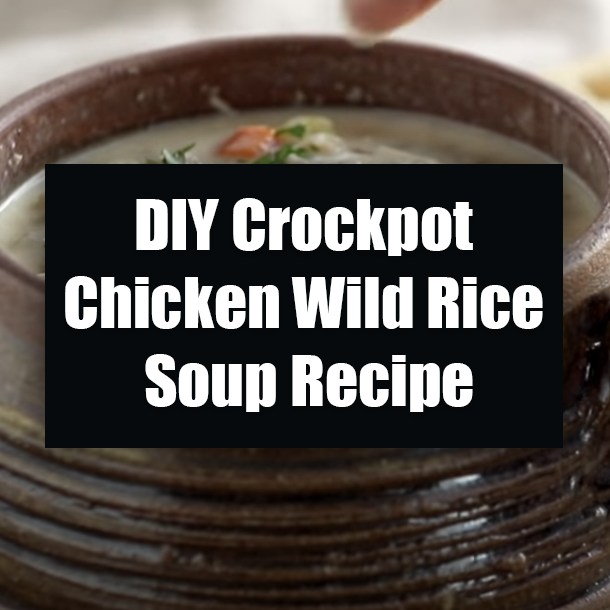 DIY Crockpot Chicken Wild Rice Soup Recipe