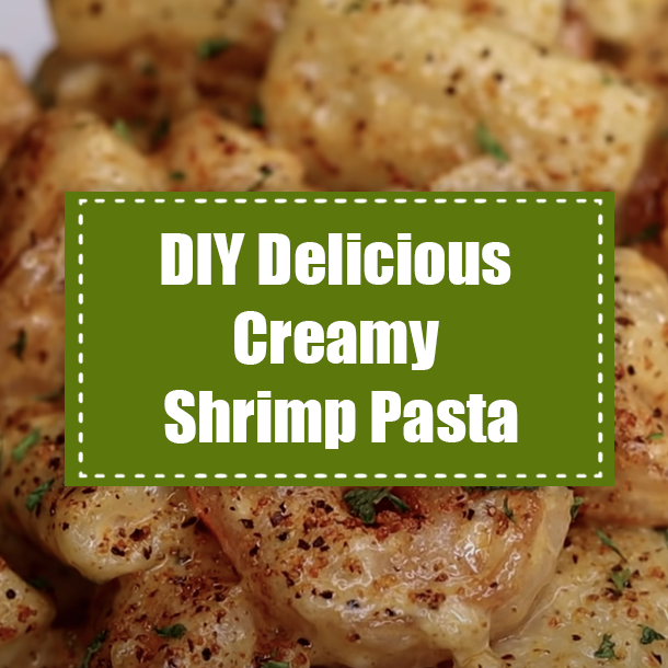 DIY Delicious Creamy Shrimp Pasta