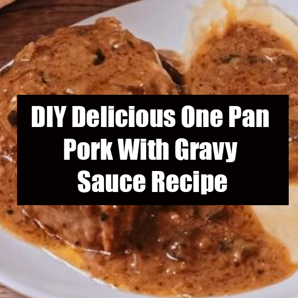 DIY Delicious One Pan Pork With Gravy Sauce Recipe
