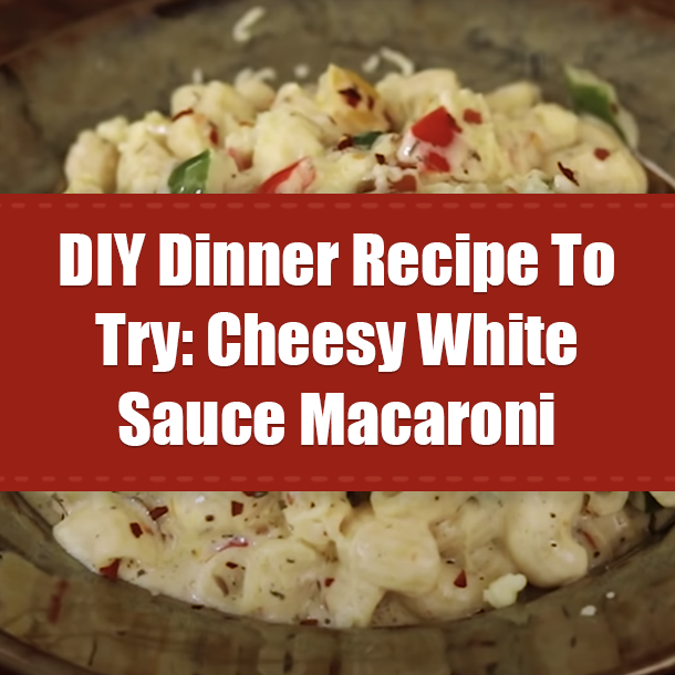 DIY Dinner Recipe To Try: Cheesy White Sauce Macaroni