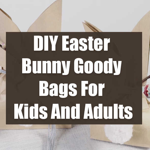 DIY Easter Bunny Goody Bags For Kids And Adults