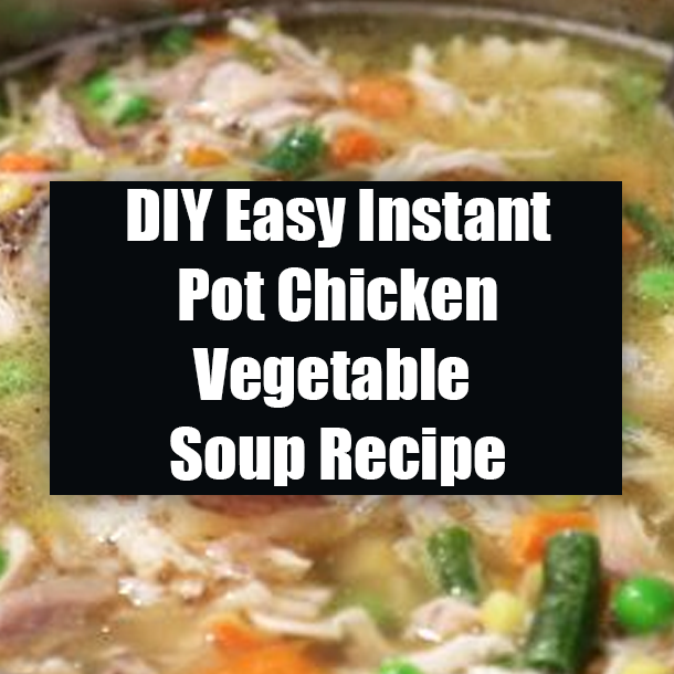DIY Easy Instant Pot Chicken Vegetable Soup Recipe