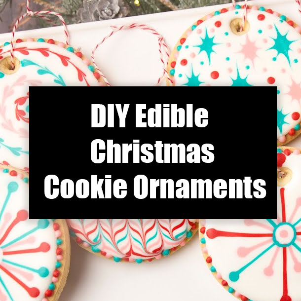 DIY Edible Christmas Cookie Ornaments