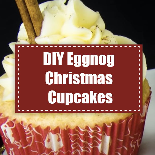 DIY Eggnog Christmas Cupcakes