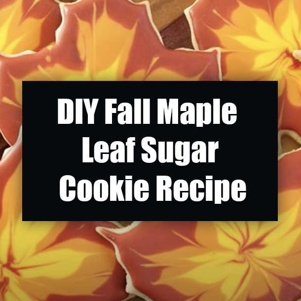 DIY Fall Maple Leaf Sugar Cookie Recipe