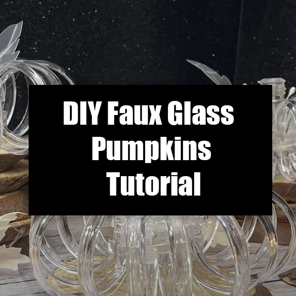 DIY Faux Glass Pumpkins Tutorial