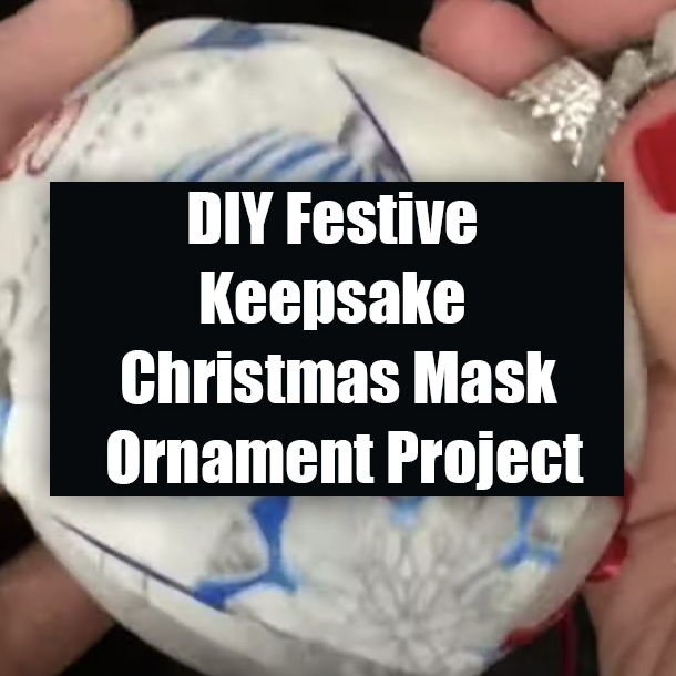 DIY Festive Keepsake Christmas Mask Ornament Project