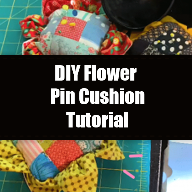 DIY Flower Pin Cushion Tutorial