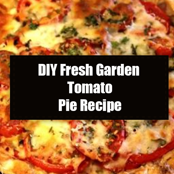 DIY Fresh Garden Tomato Pie Recipe