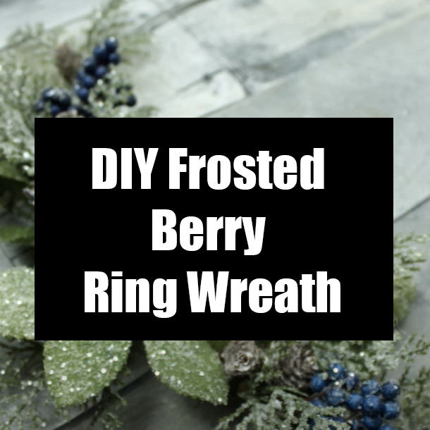 DIY Frosted Berry Ring Wreath