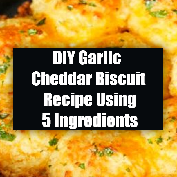 DIY Garlic Cheddar Biscuit Recipe Using 5 Ingredients