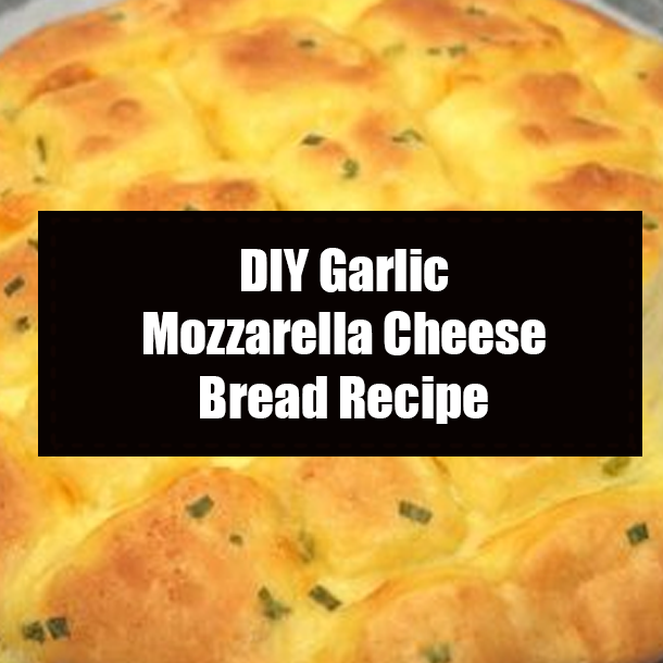 DIY Garlic Mozzarella Cheese Bread Recipe