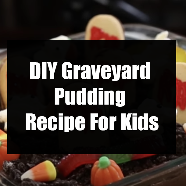 DIY Graveyard Pudding Recipe For Kids