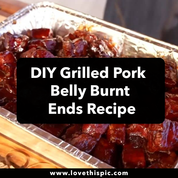 DIY Grilled Pork Belly Burnt Ends Recipe