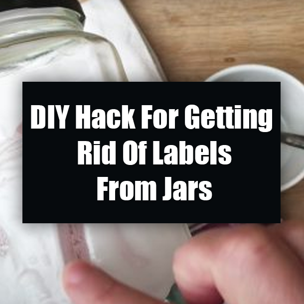 DIY Hack For Getting Rid Of Labels From Jars