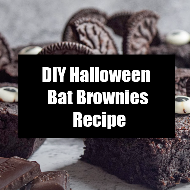 DIY Halloween Bat Brownies Recipe