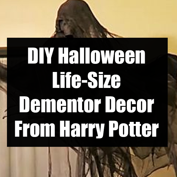 DIY Halloween Life-Size Dementor Decor From Harry Potter