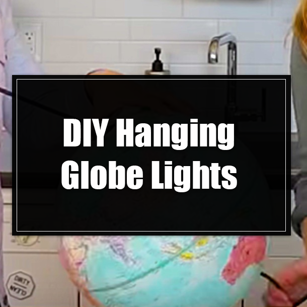 DIY Hanging Globe Lights