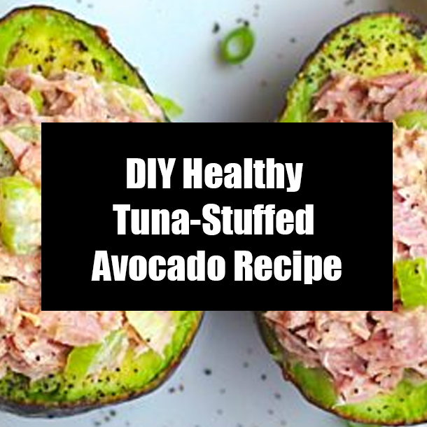 DIY Healthy Tuna-Stuffed Avocado Recipe