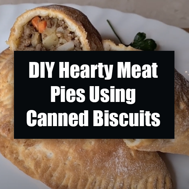 DIY Hearty Meat Pies Using Canned Biscuits