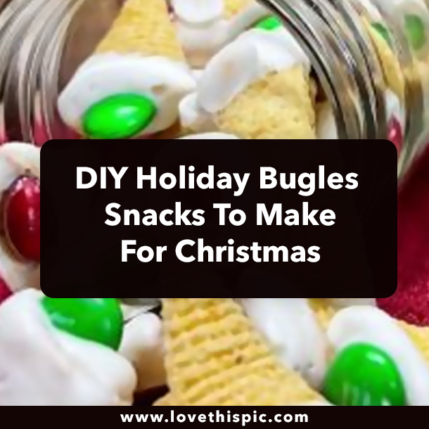 DIY Holiday Bugles Snacks To Make For Christmas
