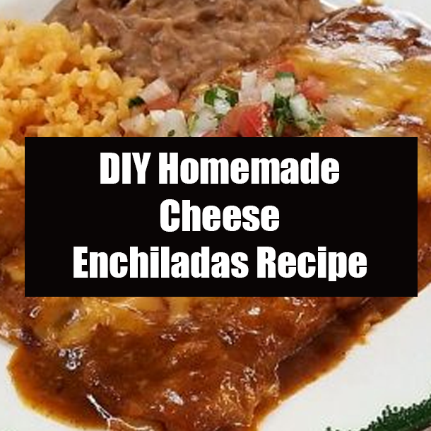 DIY Homemade Cheese Enchiladas Recipe