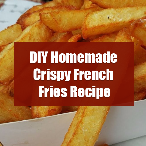 DIY Homemade Crispy French Fries Recipe