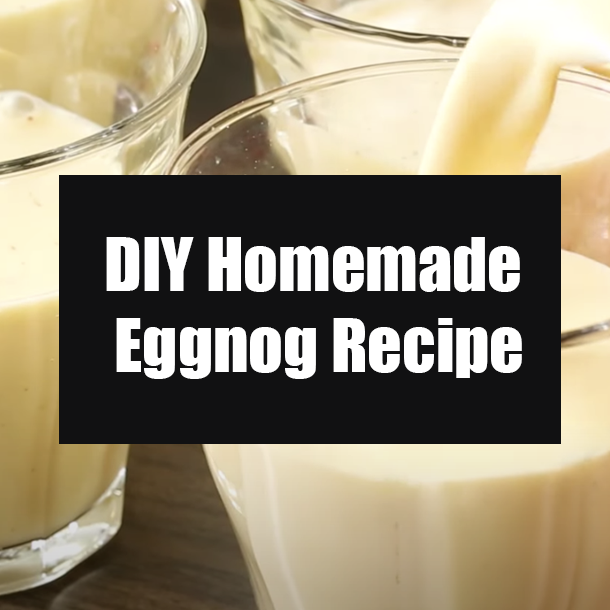 DIY Homemade Eggnog Recipe