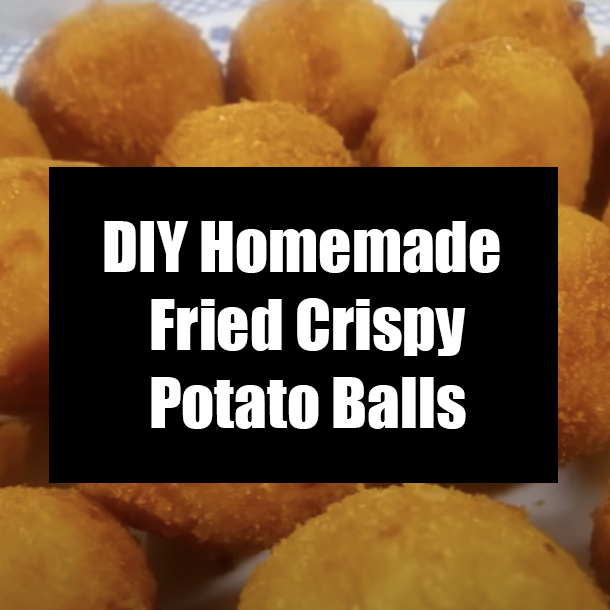 DIY Homemade Fried Crispy Potato Balls
